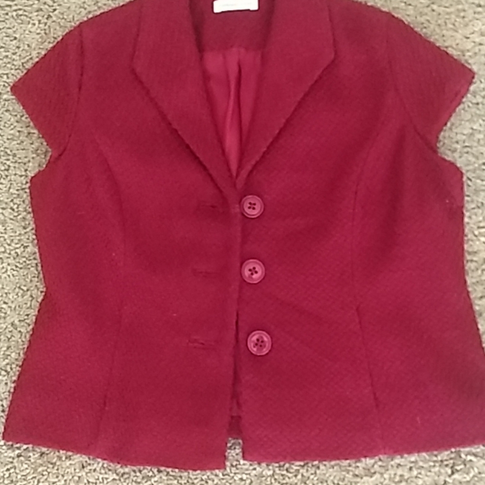 Really Pretty. Soft Wool Burgandy Jacket - image 1